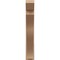 Ekena Millwork 7 1/2-in W x 44-in D x 44-in H Funston Slat Rough Cedar Woodgrain TimberThane Outlooker, Primed Tan OUTUR075X44X44FST24RCPR - alternate 2